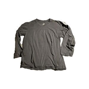 DAVID ARCHY Men's Long Sleeve Shirt Stretch Crew Black XL